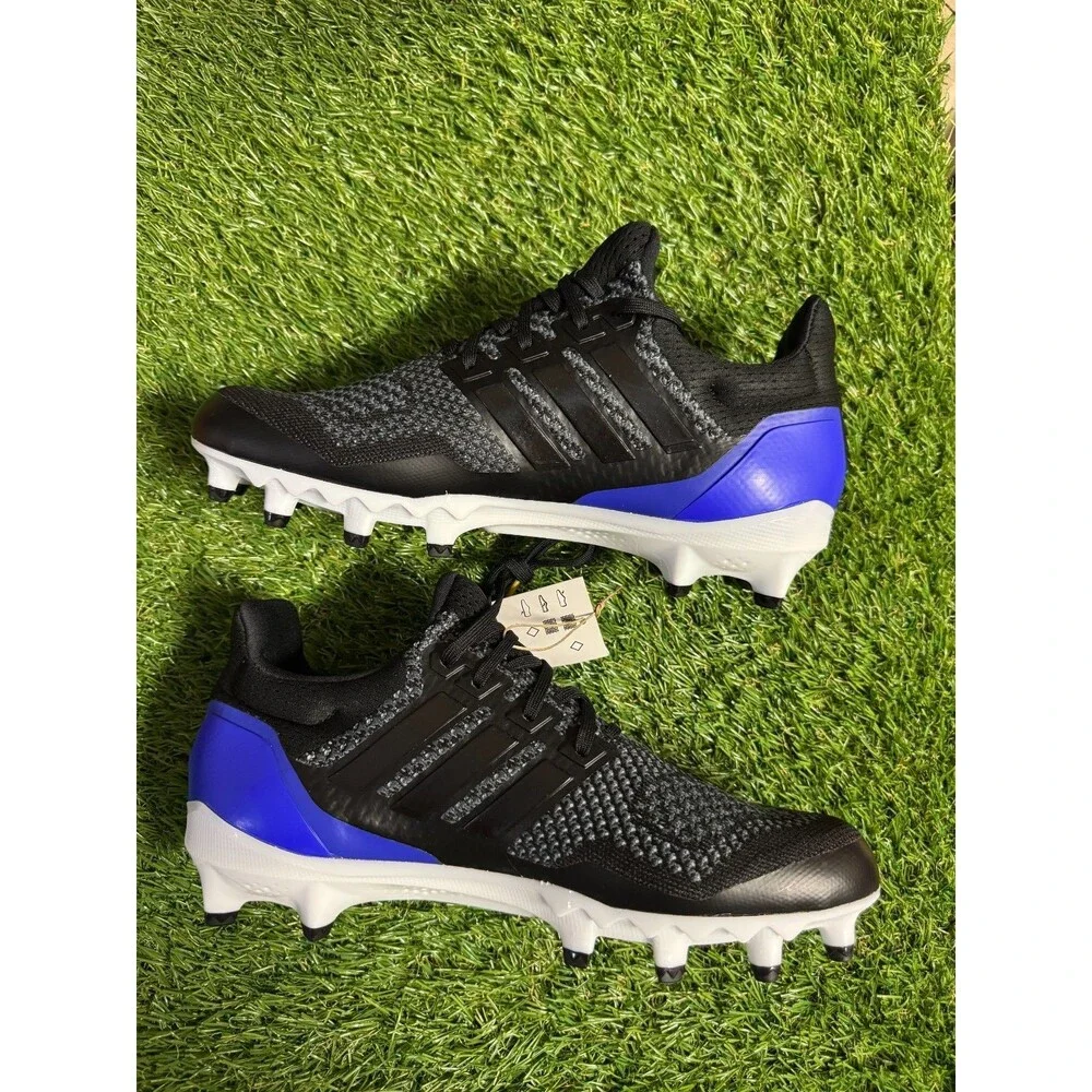 Men Size 9 adidas Ultraboost OG Football Cleats Ultra Boost Black Purple JP7410